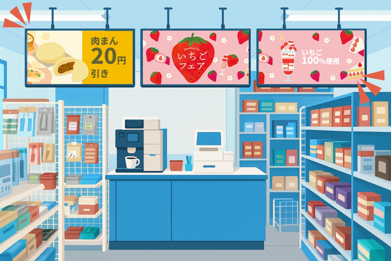 天井・天吊り設置例